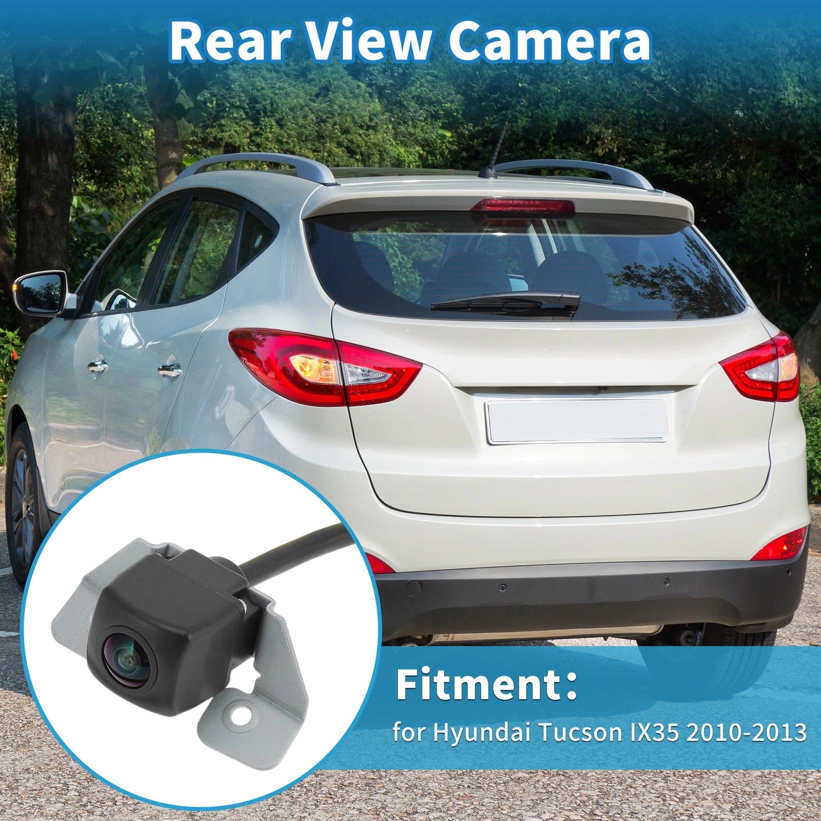 Rear View Park Assist Backup Camera Replacement for Hyundai Tucson IX35 (2010–2013)