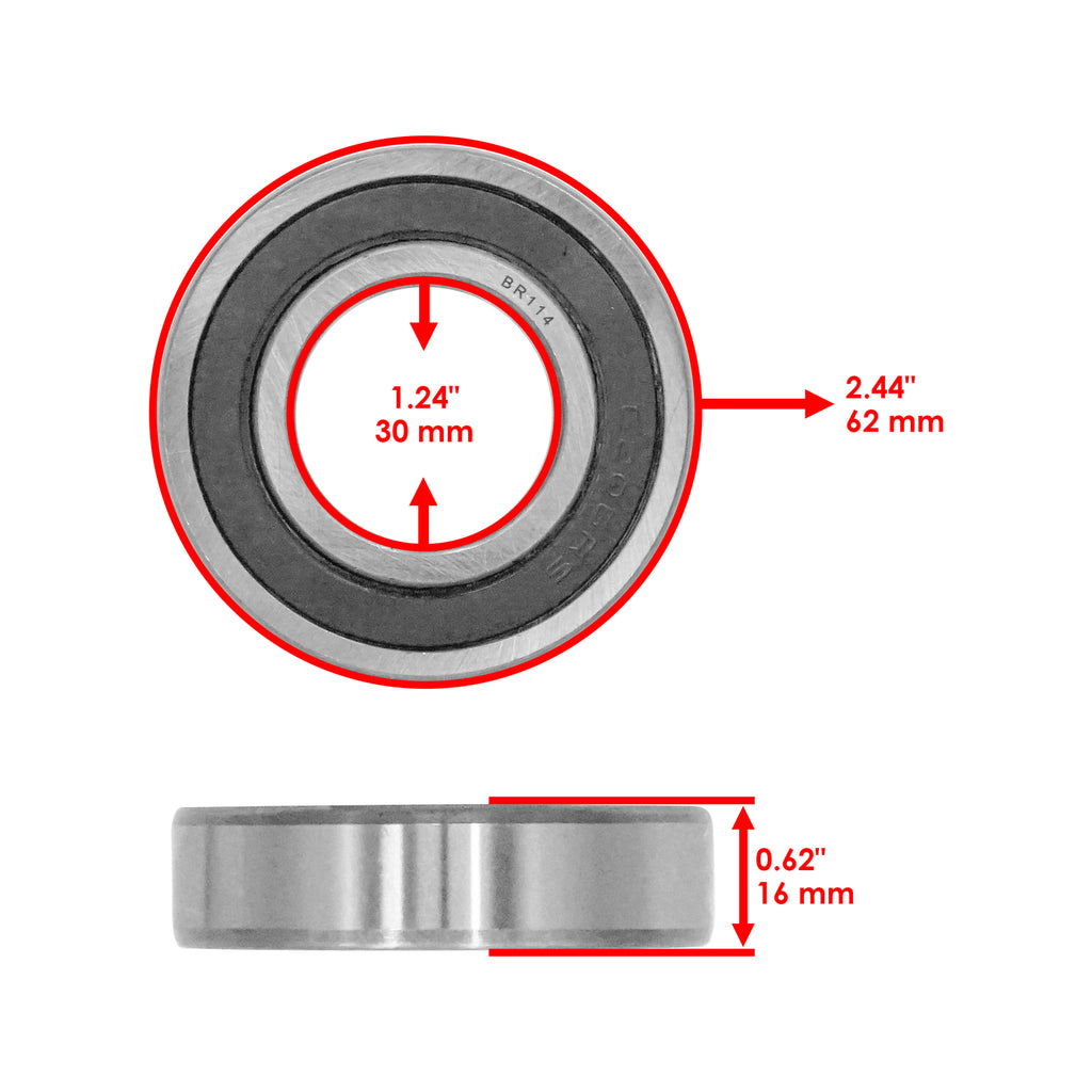 Deck Spindle Bearing Replacement for Land Pride AFM40168 FD1548 (822-161C)