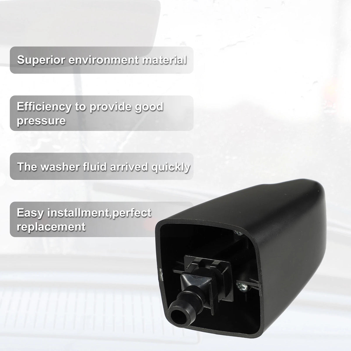 1 Pair Headlight Washer Nozzle for Toyota Land Cruiser