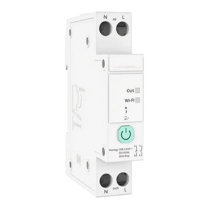 Zigbee 3.0 Rail Mounted Smart Switch 32A Energy Monitoring Function