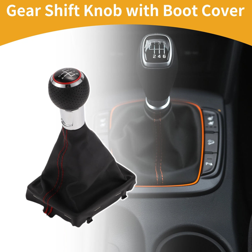 5 Speed Gear Shifter Knob Cover Replacement for Audi A3 (2008–2013)