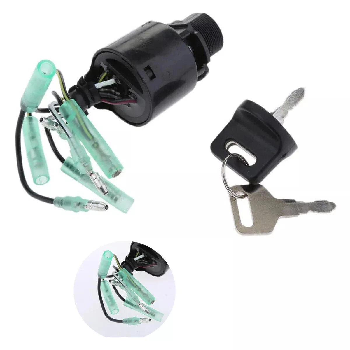 Ignition Key Switch for Honda Outboard BF 75-225 HP (1990-2006) 35100-ZV5