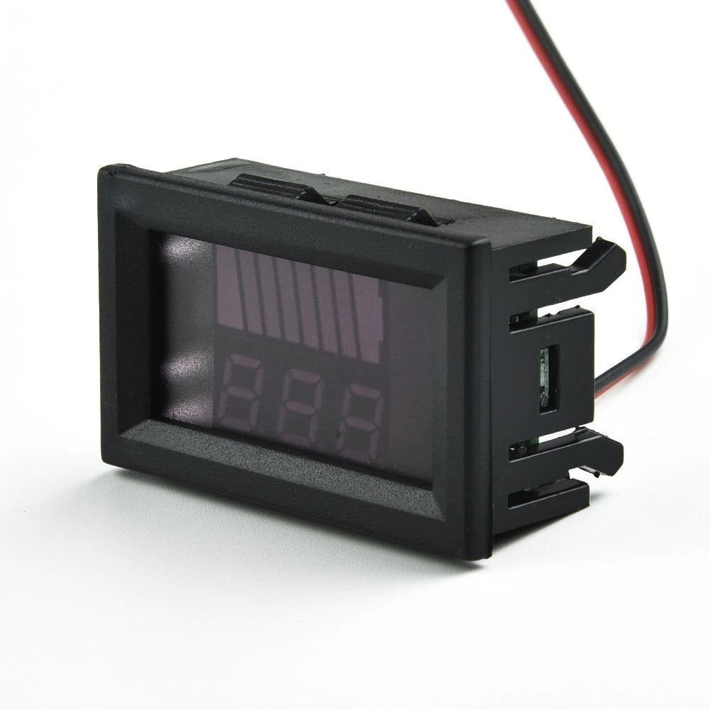 LED Digital Voltmeter for Marine Motorcycle (12V-60V)