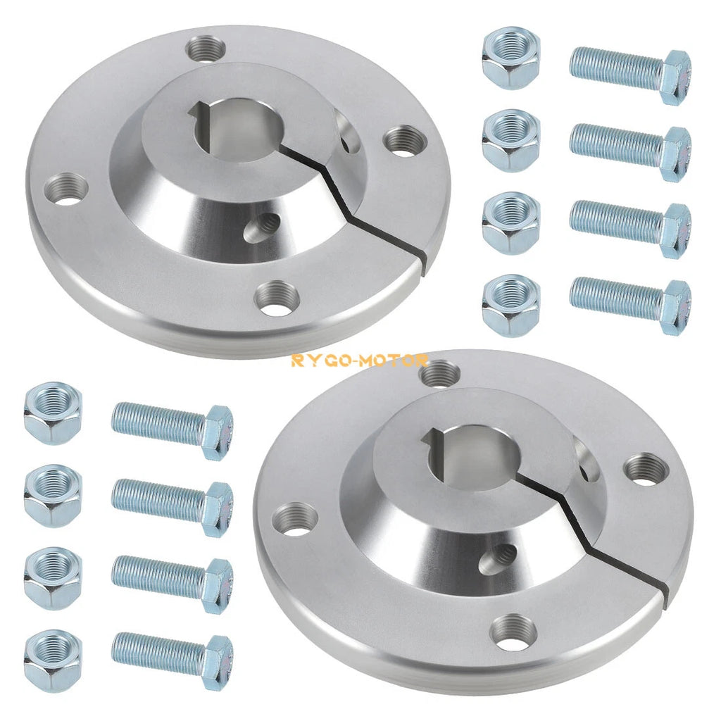 Set of 2 Rear Axle Aluminum Wheel Hubs for