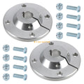 Set of 2 Rear Axle Aluminum Wheel Hubs for