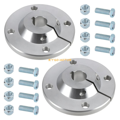Set of 2 Rear Axle Aluminum Wheel Hubs for