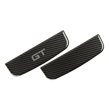 Carbon Fiber Interior Storage Box Trim Cover for Ford Mustang (2015–2019)