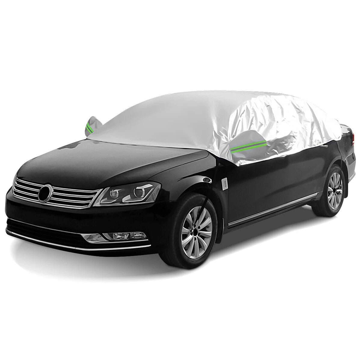 All Weather Half Body Cover for Car Sedan (UV, Rain, Snow, Dust Resistant)