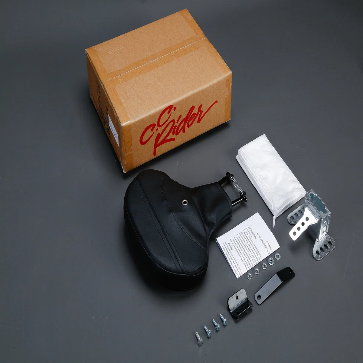 Driver Backrest Pad for Harley Touring Road King Electra Glide (1988–2023)