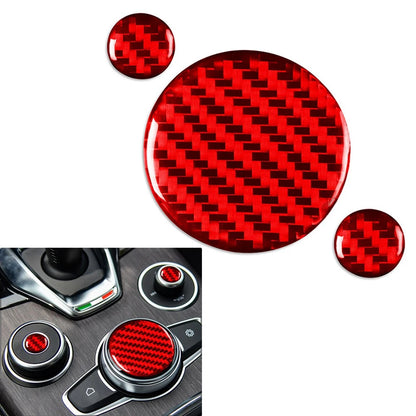 Center Console Multimedia Knob Cover Trim for Alfa Romeo Giulia (2020–2021)