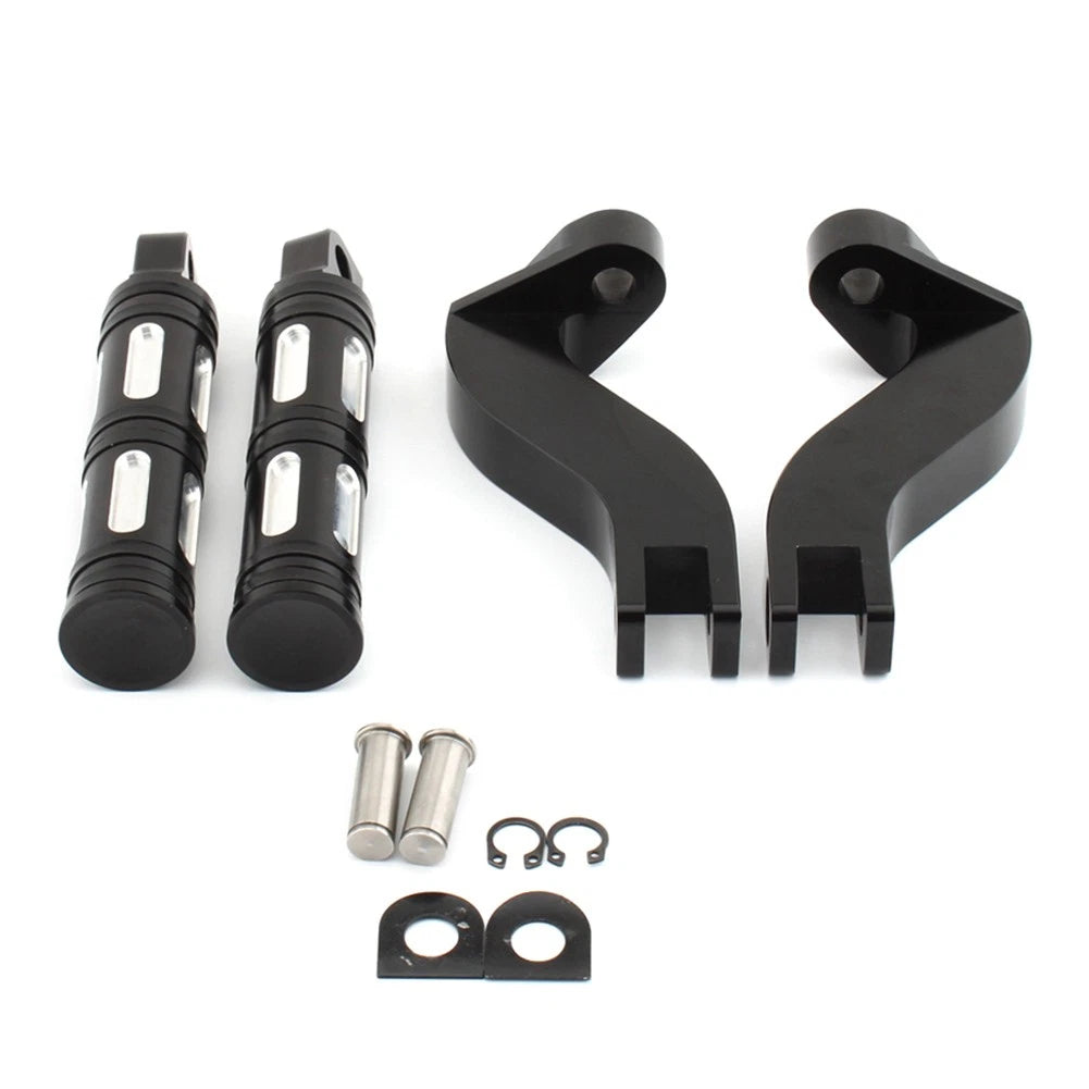 Rear Passenger Foot Peg Mount Bracket for Harley Touring (1993–2023) Black