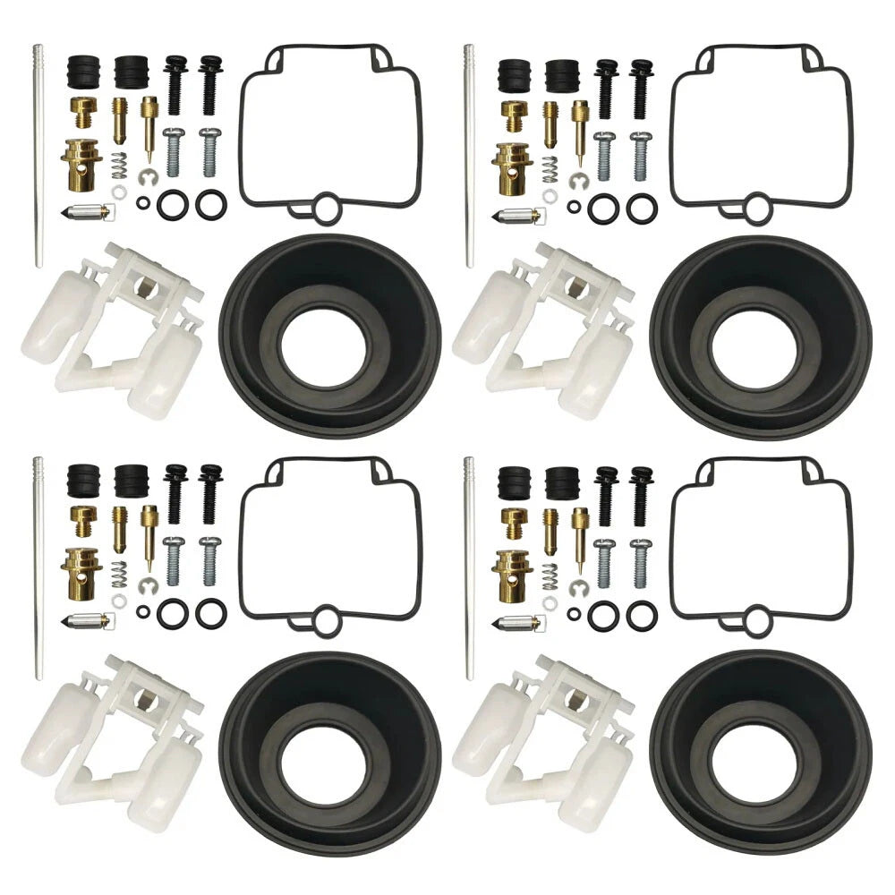 4X Carburetor Kit Float Ring Needle Gasket For SUZUKI GSX600F GSX600 1990-1996