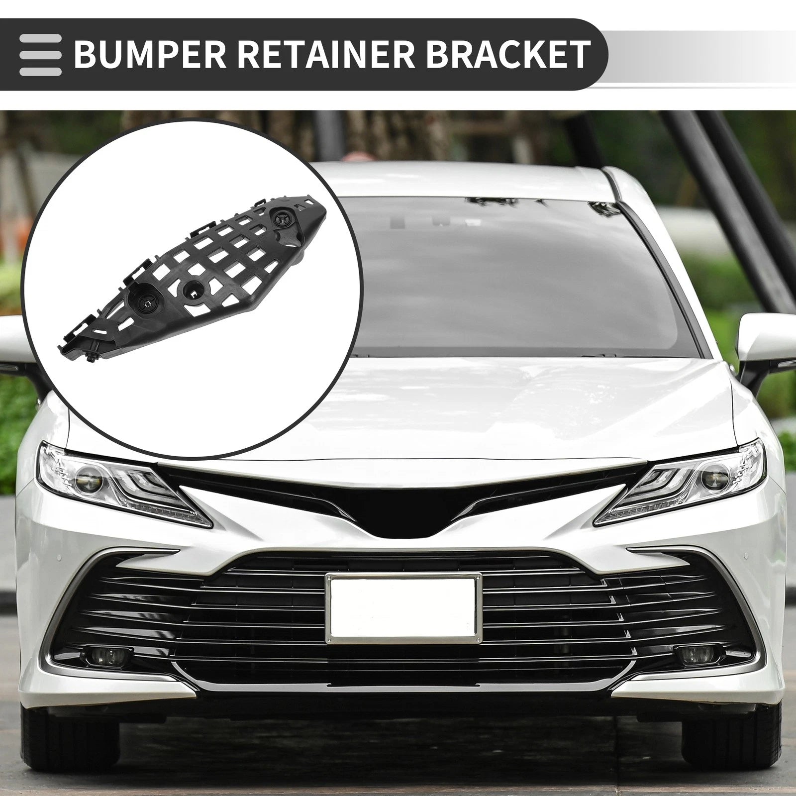 Right Front Bumper Retainer Bracket Replacement for Toyota Highlander (2014–2019)