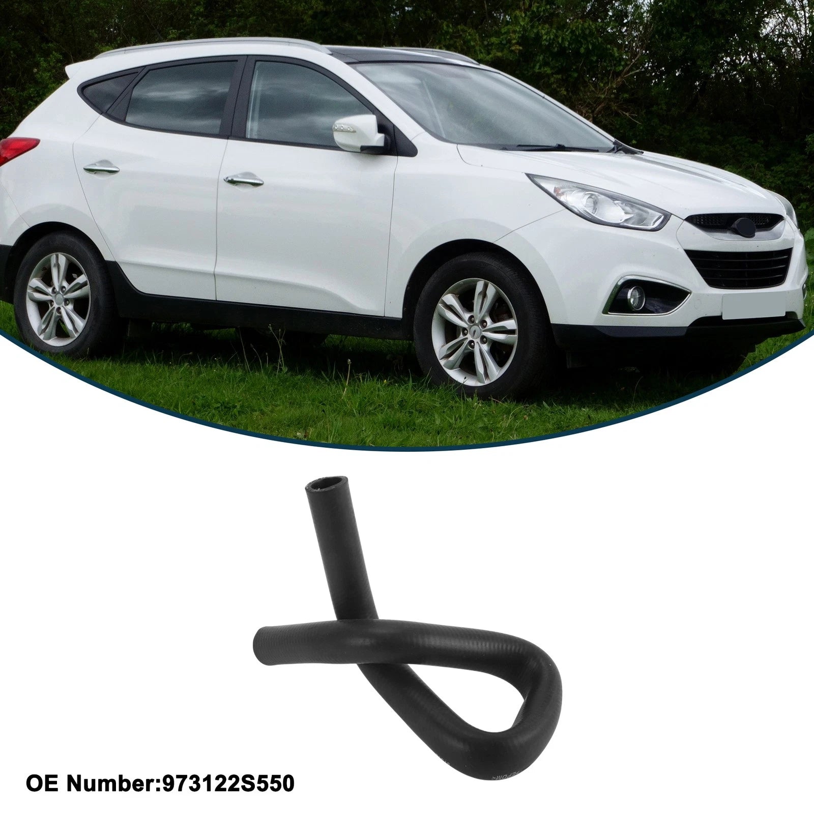 Radiator Hose for Hyundai ix35 (2015–2015) Rubber Coolant Pipe Replacement