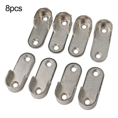 Closet Brackets for Wardrobe Clothes Tube Support Pole