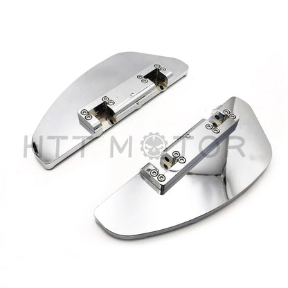 Chrome Passenger Floor Board Set for Harley Touring (1993–2018)