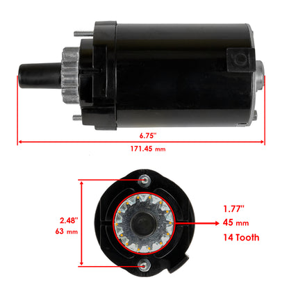 Starter Motor Replacement for Toro Mower G4010 Z4200 Kohler (2011–2018)