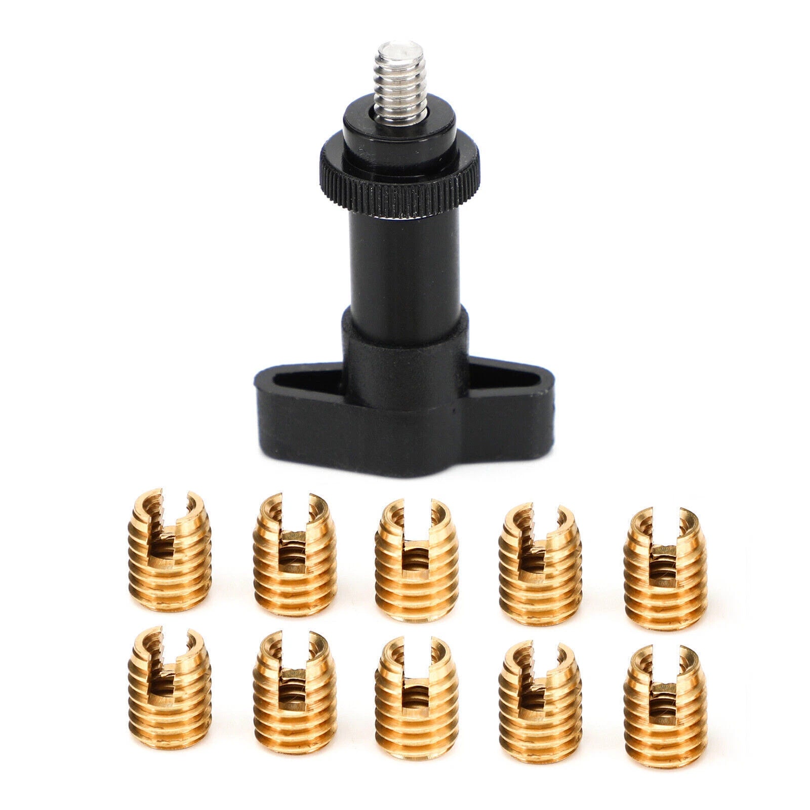 10x Batwing Fairing Brass Thread Cutting Inserts for Touring (1997–2013) T9