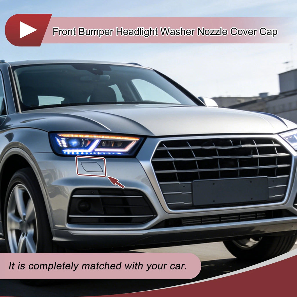 Headlight Washer Nozzle Cover Cap Replacement for Audi Q5 (2017–2021)