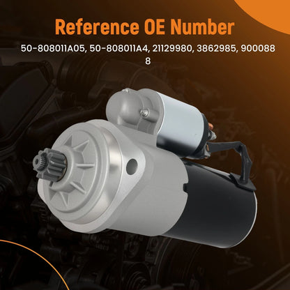 CCW Starter Motor for Volvo Penta 5.7GXiL 5.7L (2000–2007) 3862985 PG260L
