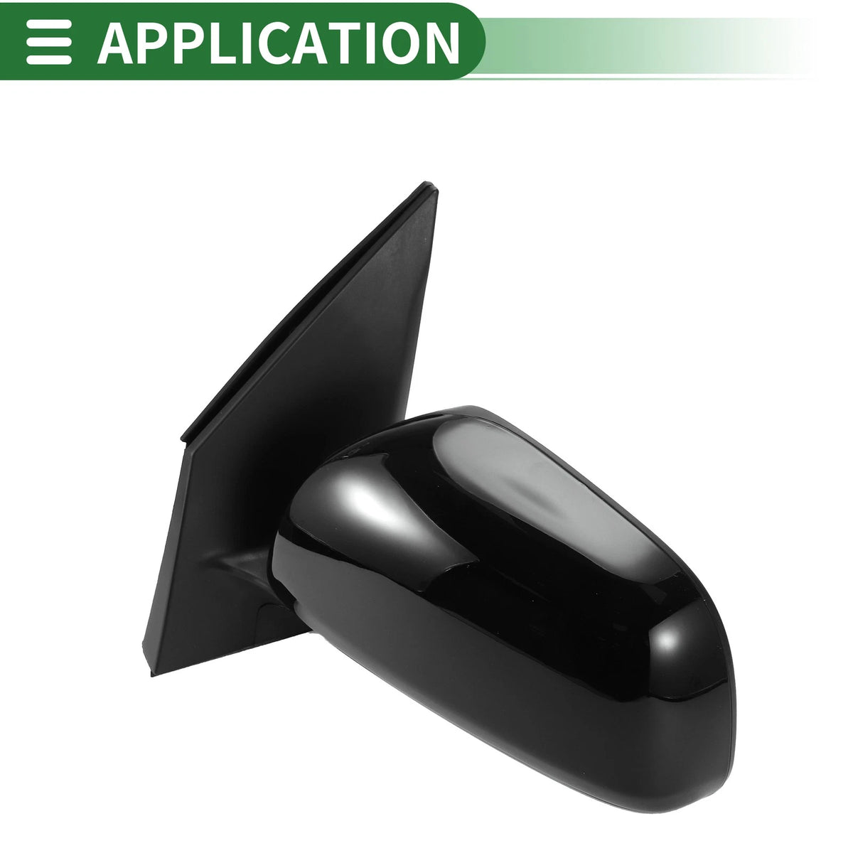 Left Side Door Mirror for Toyota RAV4 (2019–2023) Manual Folding Gloss Black