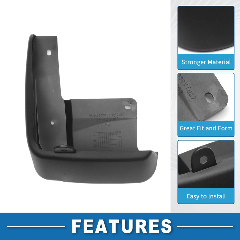 Mud Flap Splash Guard Mud Guard for Honda Odyssey 2018–2022