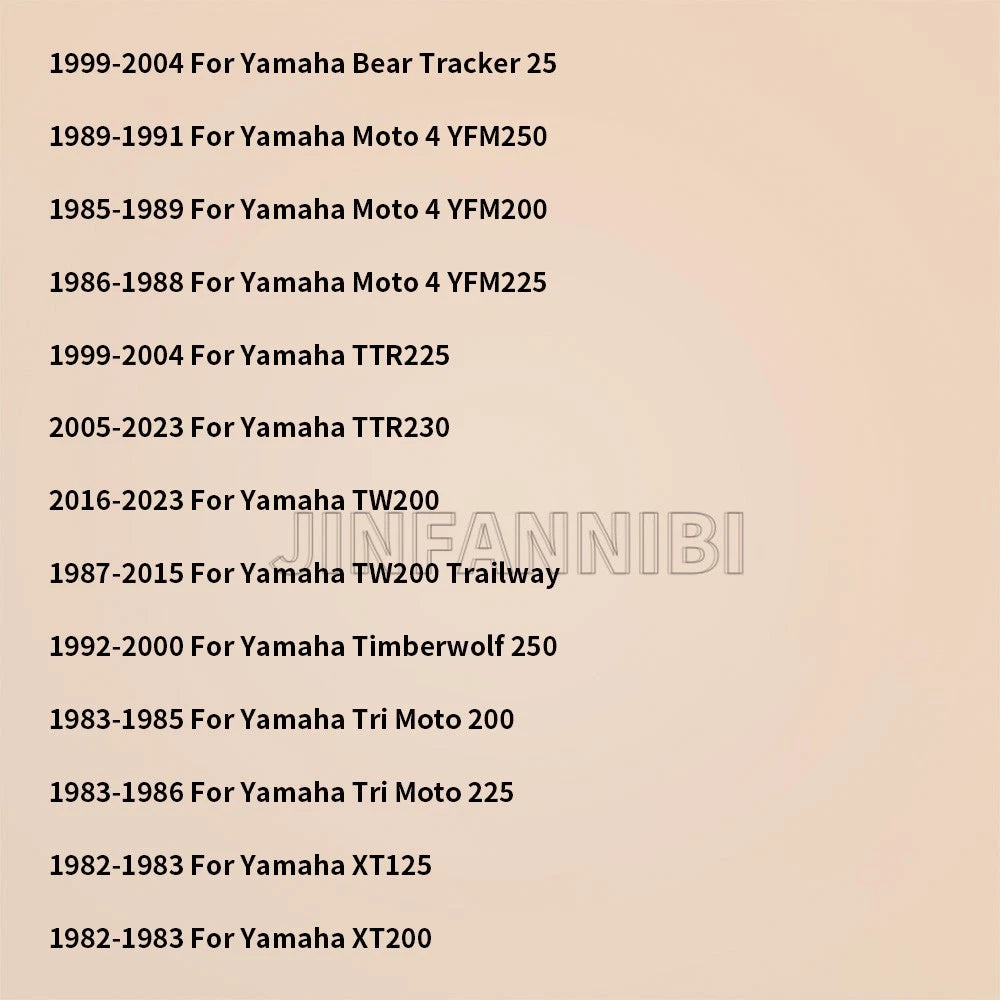 Timing Chain Guides for Yamaha Bear Tracker Timberwolf 250 Moto 4 Tri Moto 200 (1999–2006)