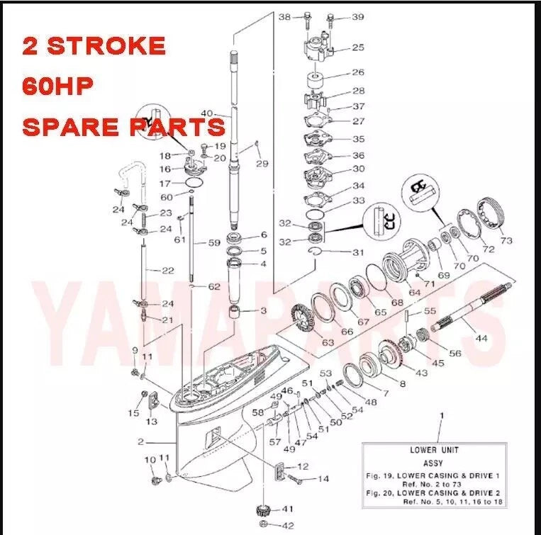 2Pcs Water Inlet Covers for C90T (1990) 6H1 45214 00 00