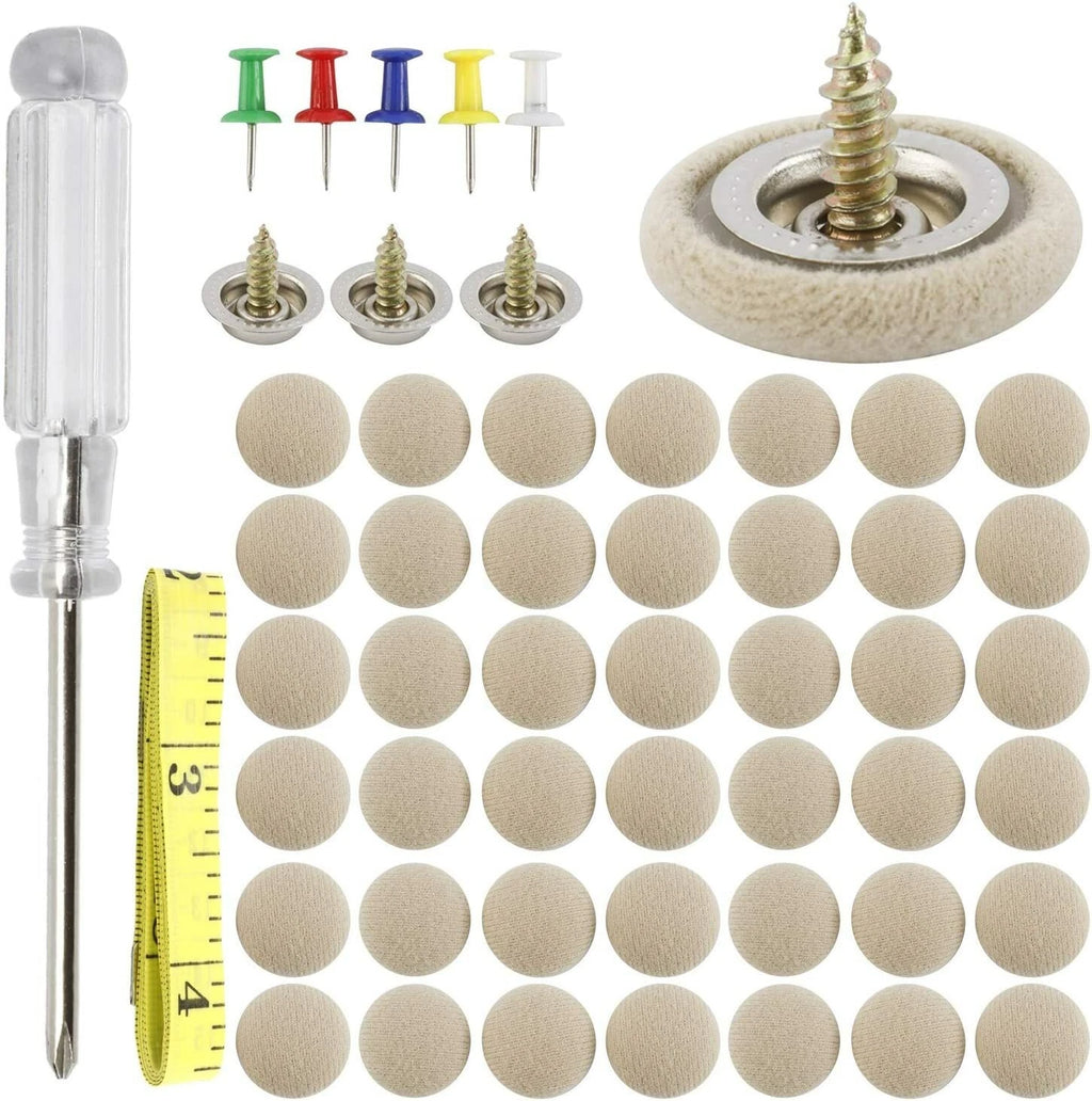 60Pcs Roof Liner Repair Button Pins Kit for Universal Vehicles (All Years)