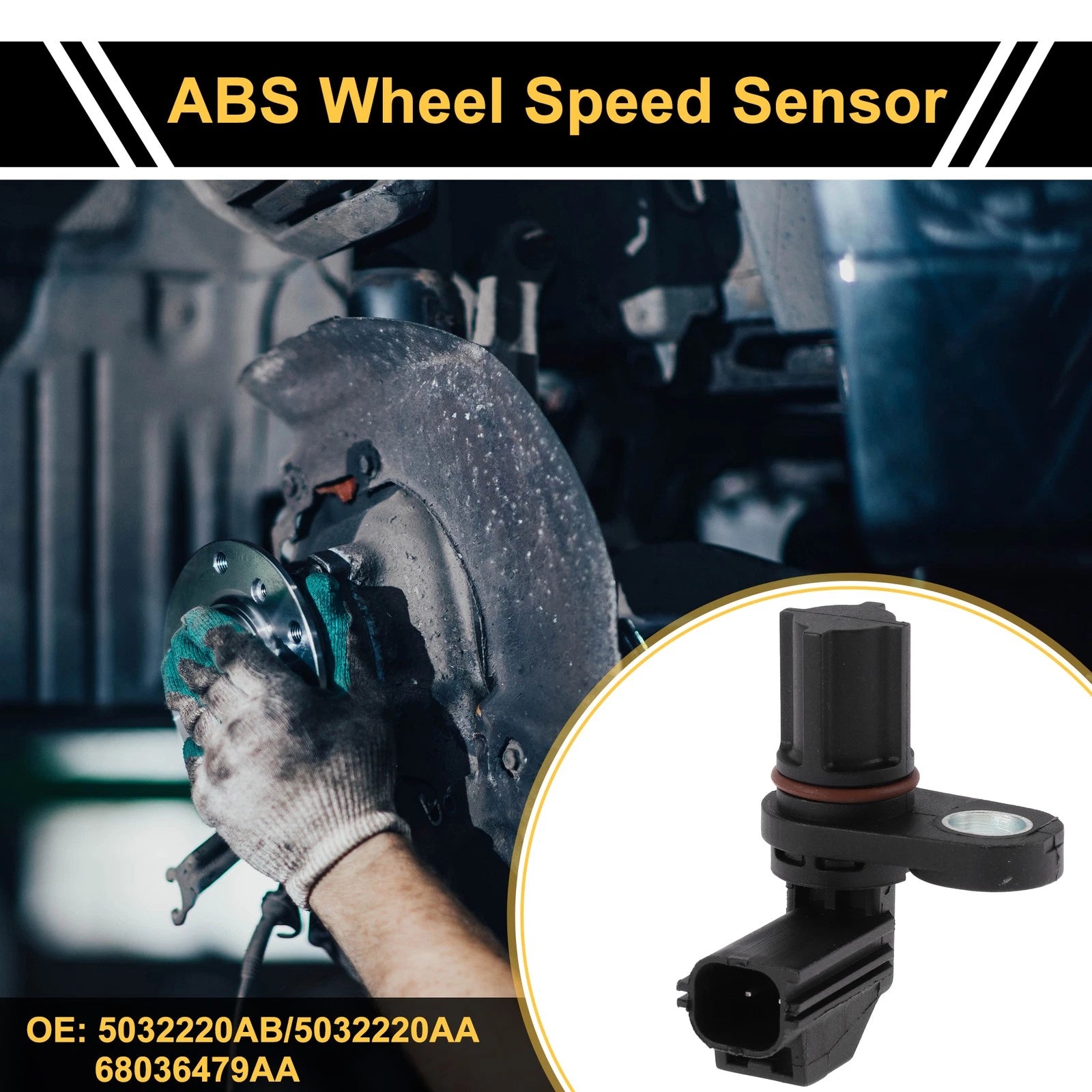 ABS Wheel Speed Sensor Replacement for Dodge Ram 2500 3500 (2013–2018)