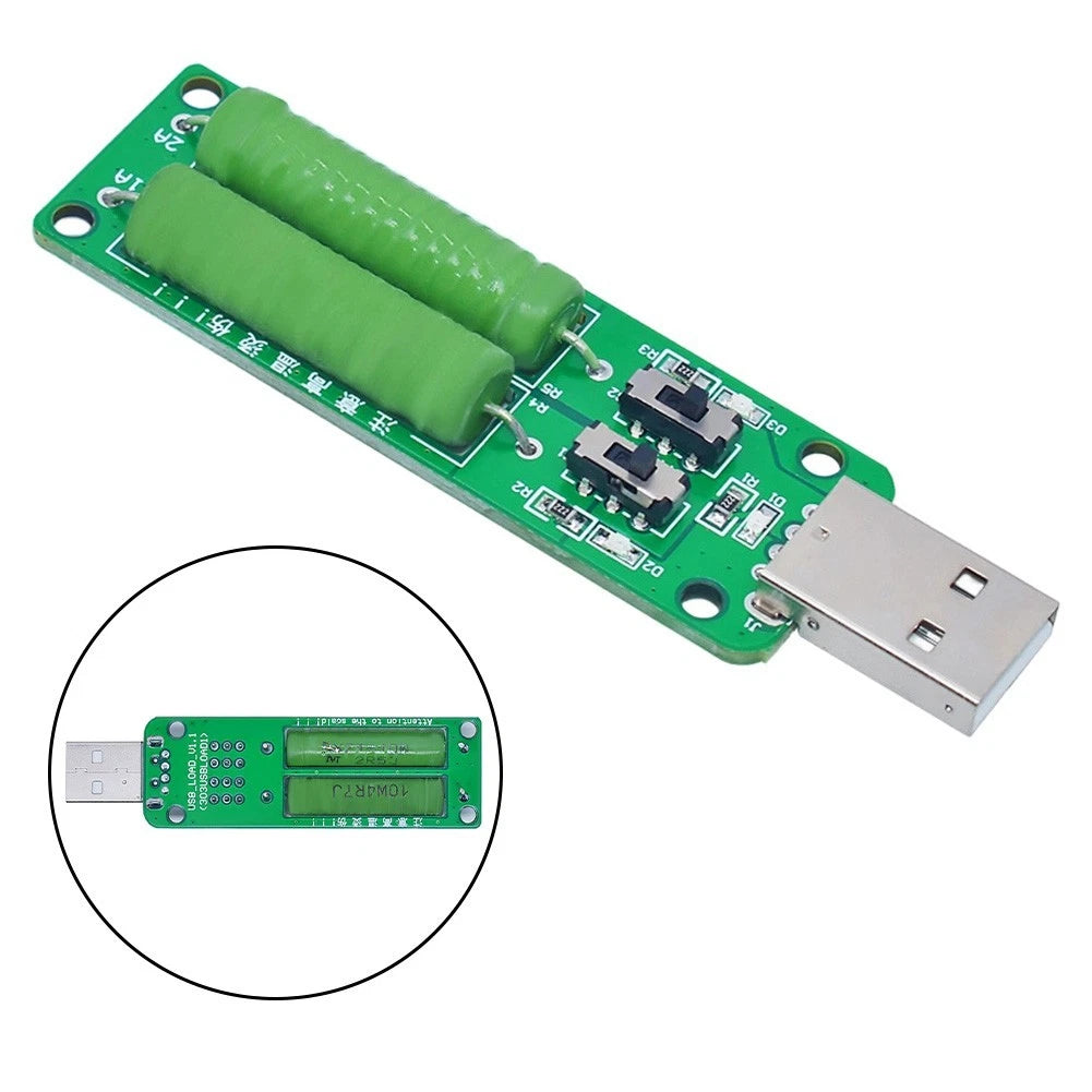Load Switch with USB Interface for 5V Testing (Adjustable 1A 2A 3A)