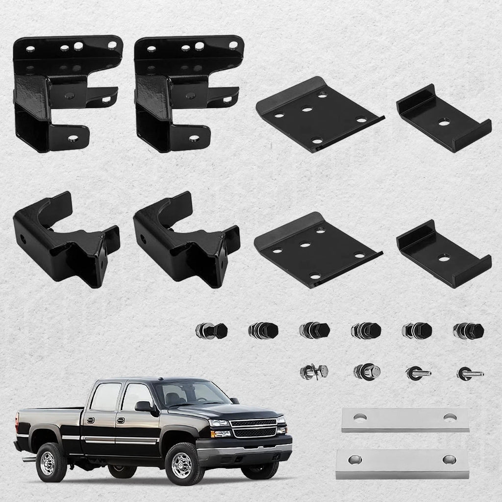 5-6" Axle Lowering Flip Kit for Chevy Silverado 1500 (2007–2020)