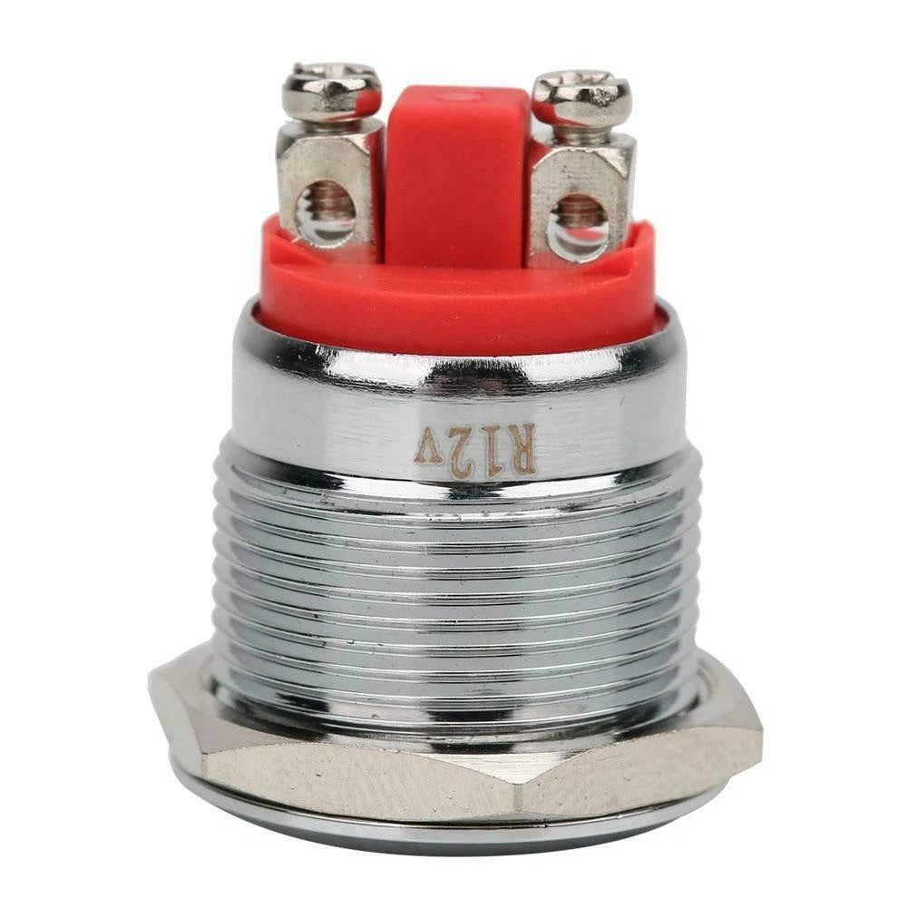 12V DC Green LED Indicator Light for Universal Use (19mm)