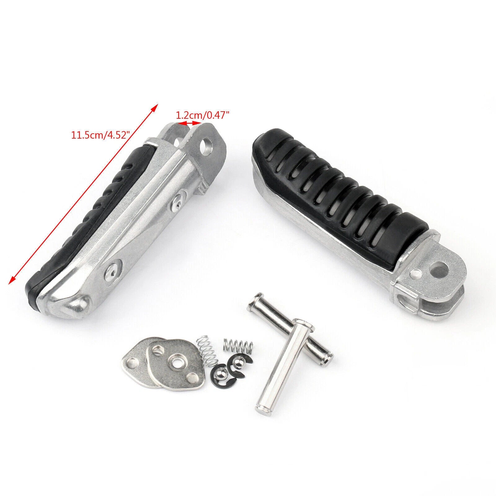 Rear Footrest Pedals for Suzuki GSXR600 GSX-R GSX750 GSX1000 (2006–2023)
