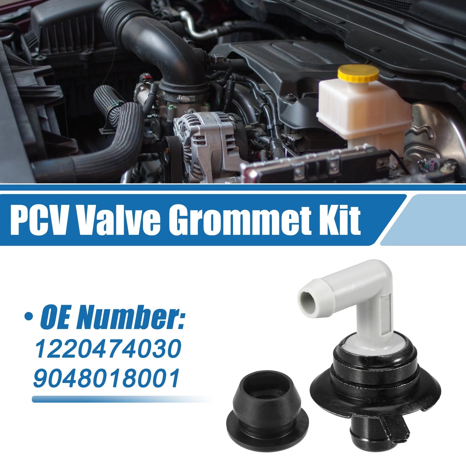 PCV Valve Grommet Kit Replacement for Toyota Camry (1997–2001)
