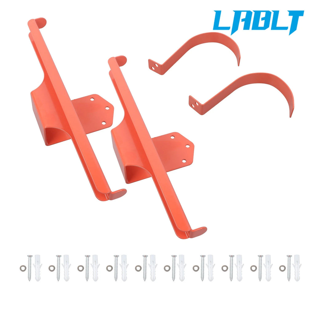 Set of 2 Tool Hooks for Leaf Blower Backpack Holder - Orange
