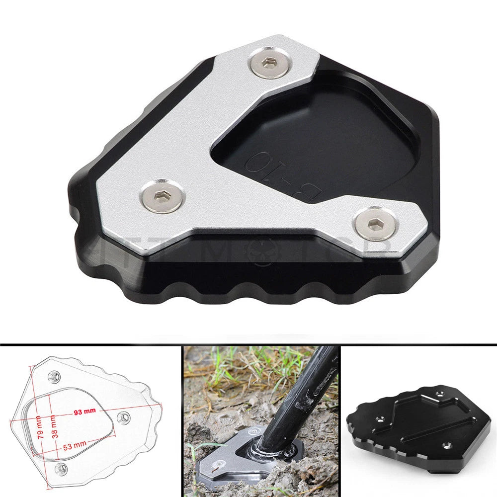 Kickstand Extension Plate for BMW G310 G 310 GS (2018) - Black