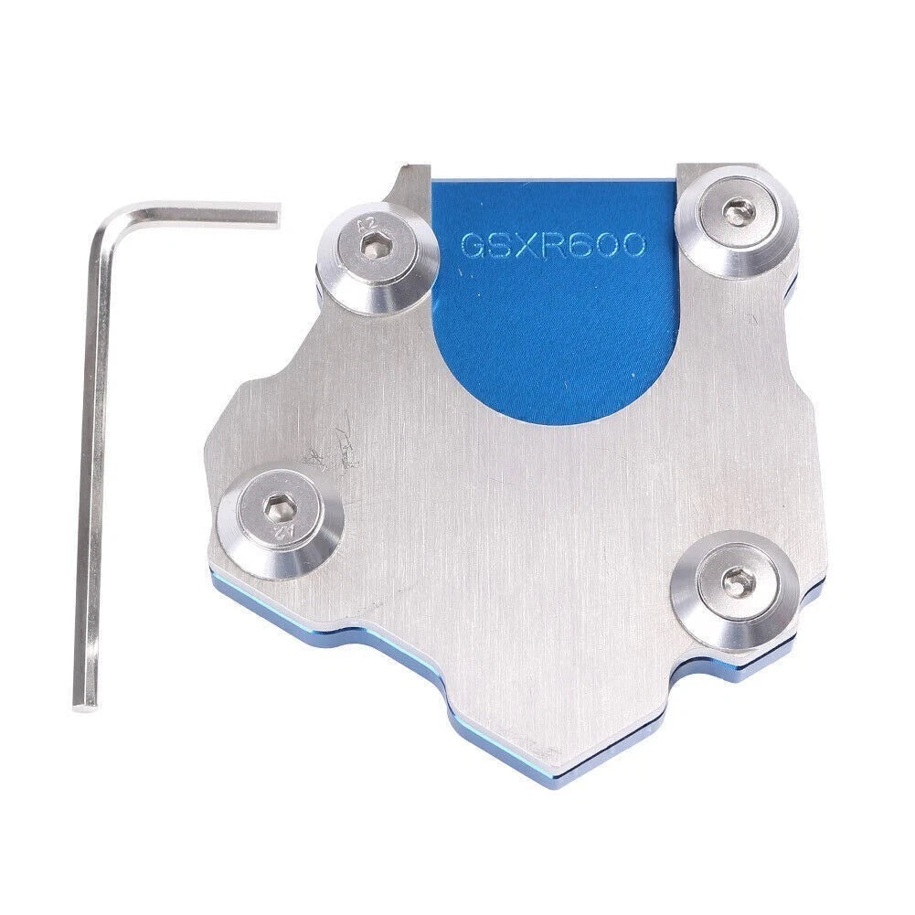 Kickstand Side Stand Extension Plate Pad for Suzuki GSXR600 (2006–2023)