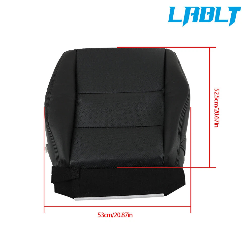 Leather Seat Cover for Acura RDX (2007–2012) - Driver Bottom, Black
