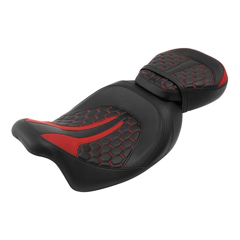 Seat Set for Harley Electra Road Glide (2009–2023) Black Red