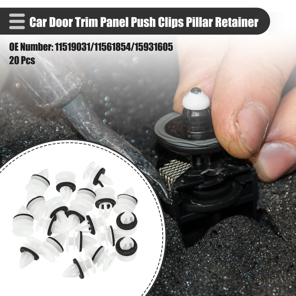 Door Trim Panel Push Clips Retainer Set for Chevrolet (2005–2019)