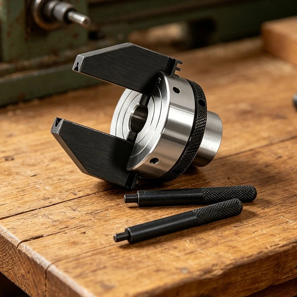 2-Inch 2 Jaw Pen Lathe Chuck for (Compatible with 1" 8 TPI)