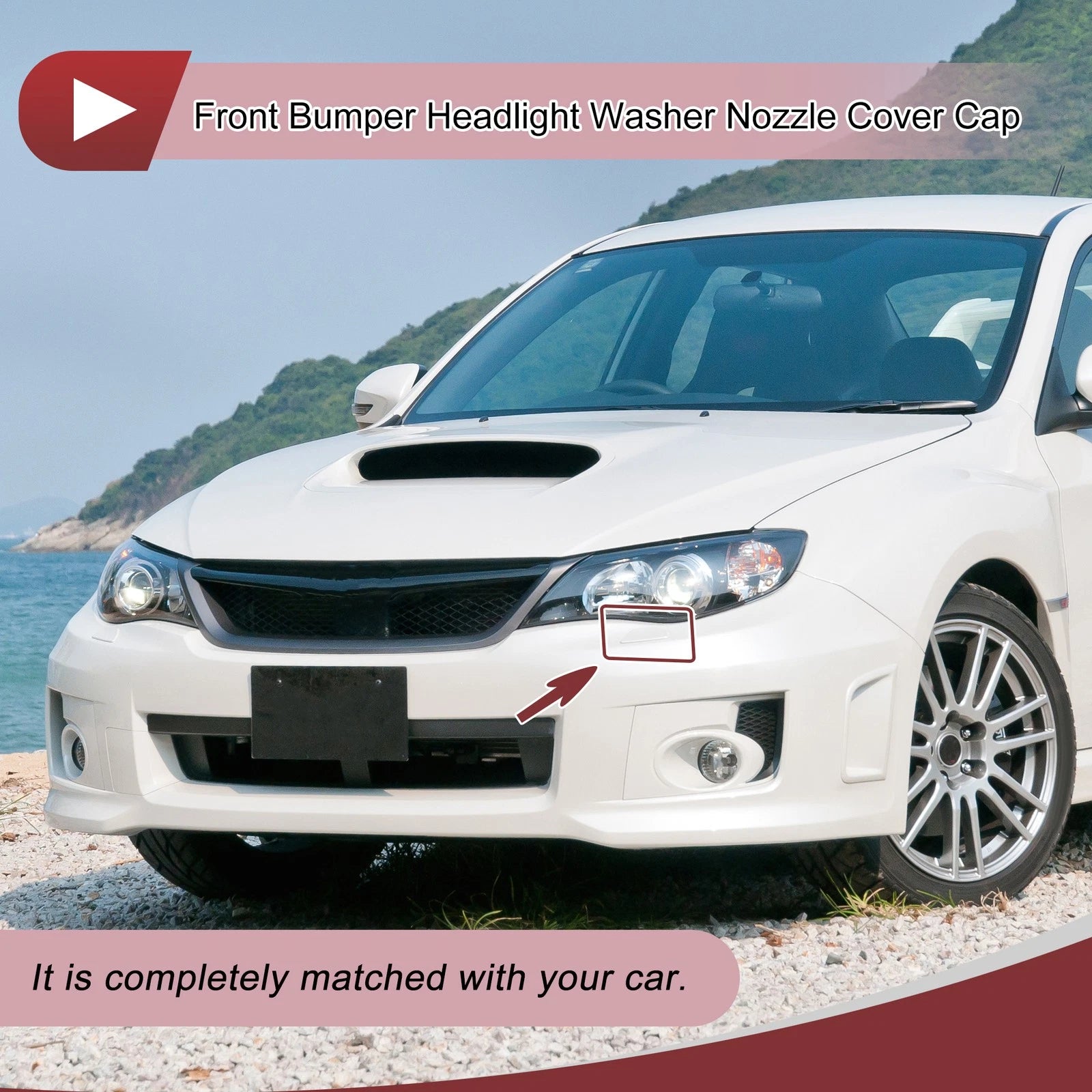Front Left Washer Nozzle Cover Cap for Subaru Legacy (2010–2014)