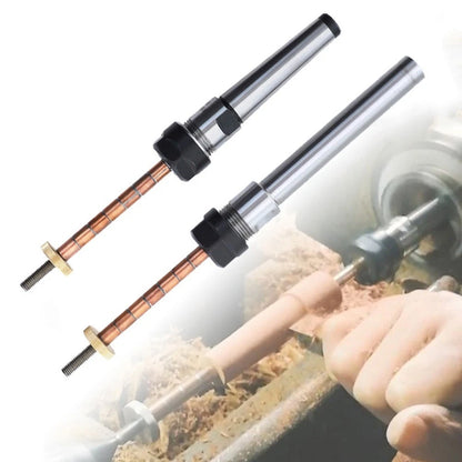 Woodturning Mandrel with Bushing System for Quick Adjustments