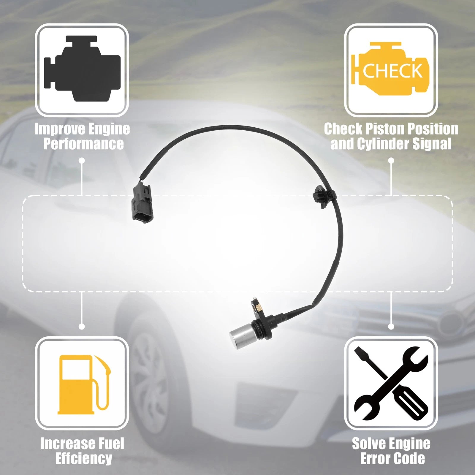 Crankshaft Position Sensor Replacement for Toyota Celica 2003–2006