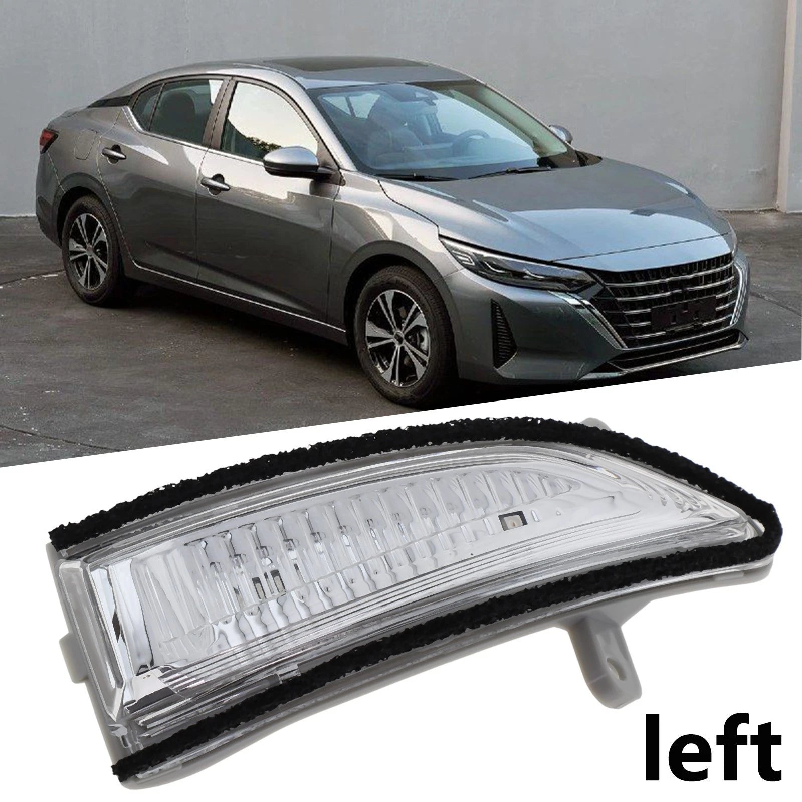 Left LED Side Mirror Light for Nissan Teana (2013–2016) Amber Replacement