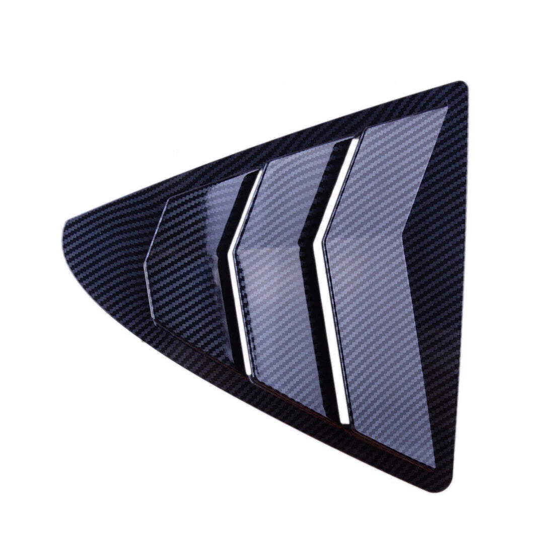 Carbon Fiber Look Side Window Louver Shutter Cover Trim for Lexus IS (2013–2020)