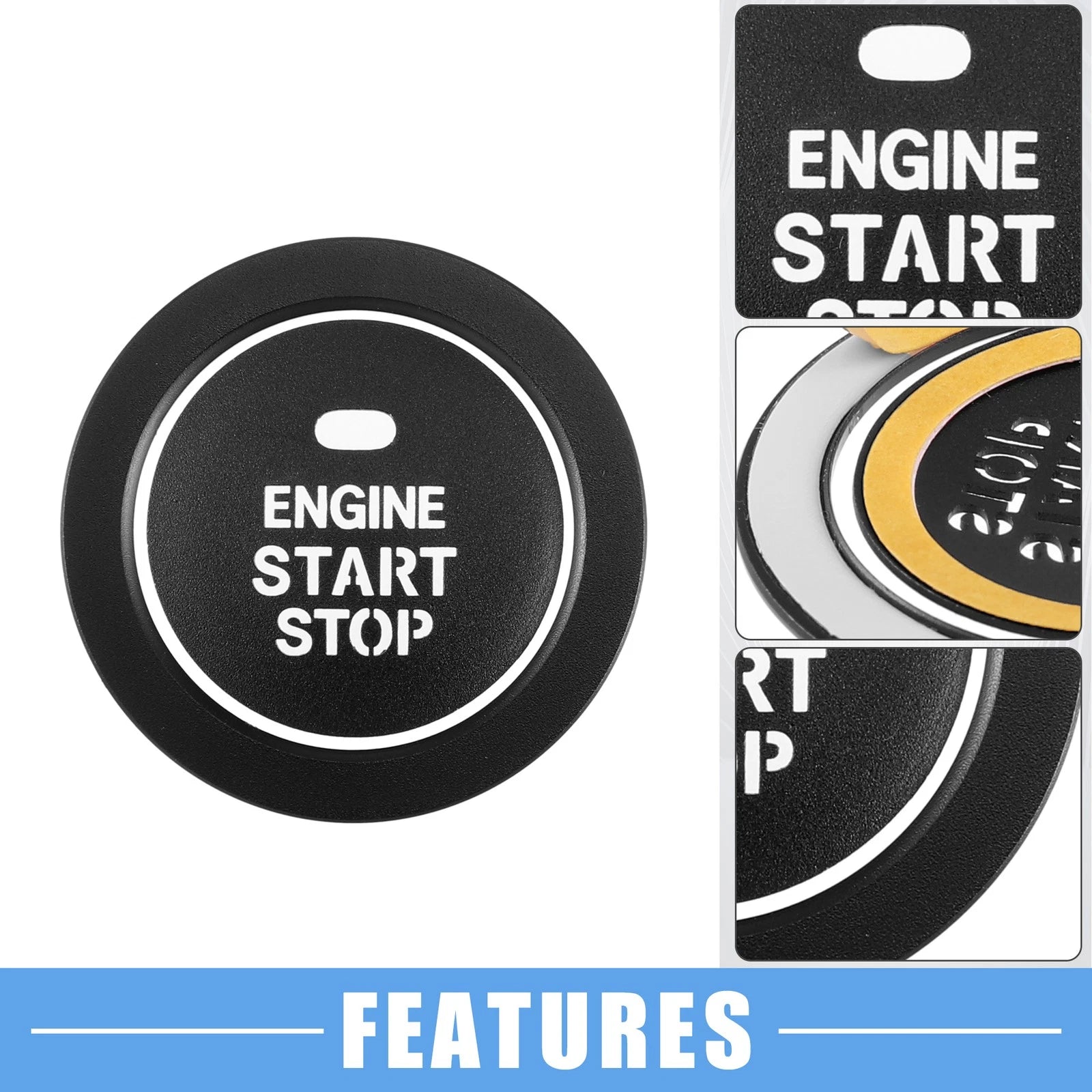 Engine Ignition Button Decal Replacement for Hyundai Sonata (2011–2014)