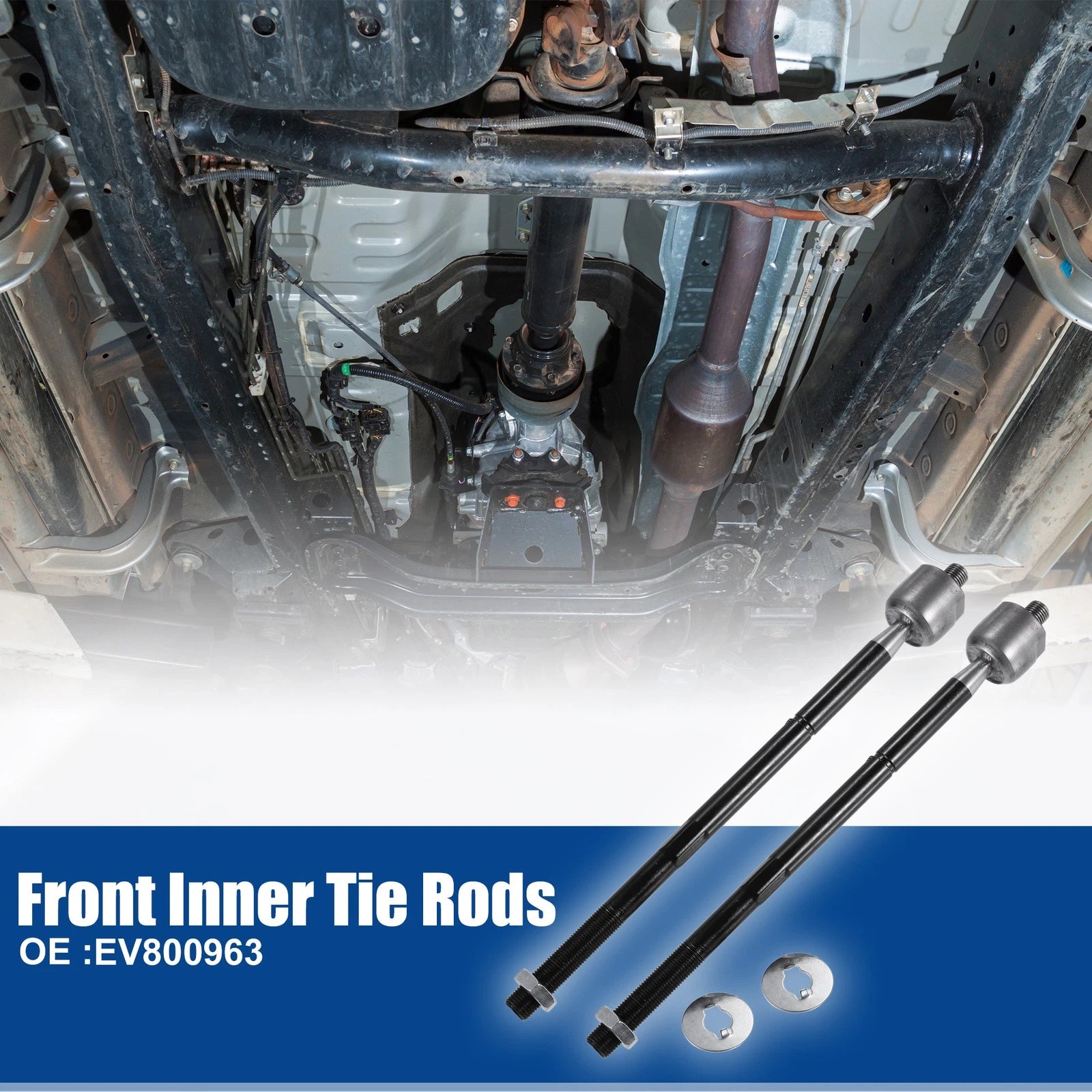 2 Pc Front Inner Tie Rods Replacement for Chrysler 300 Dodge Challenger (2011–2023)