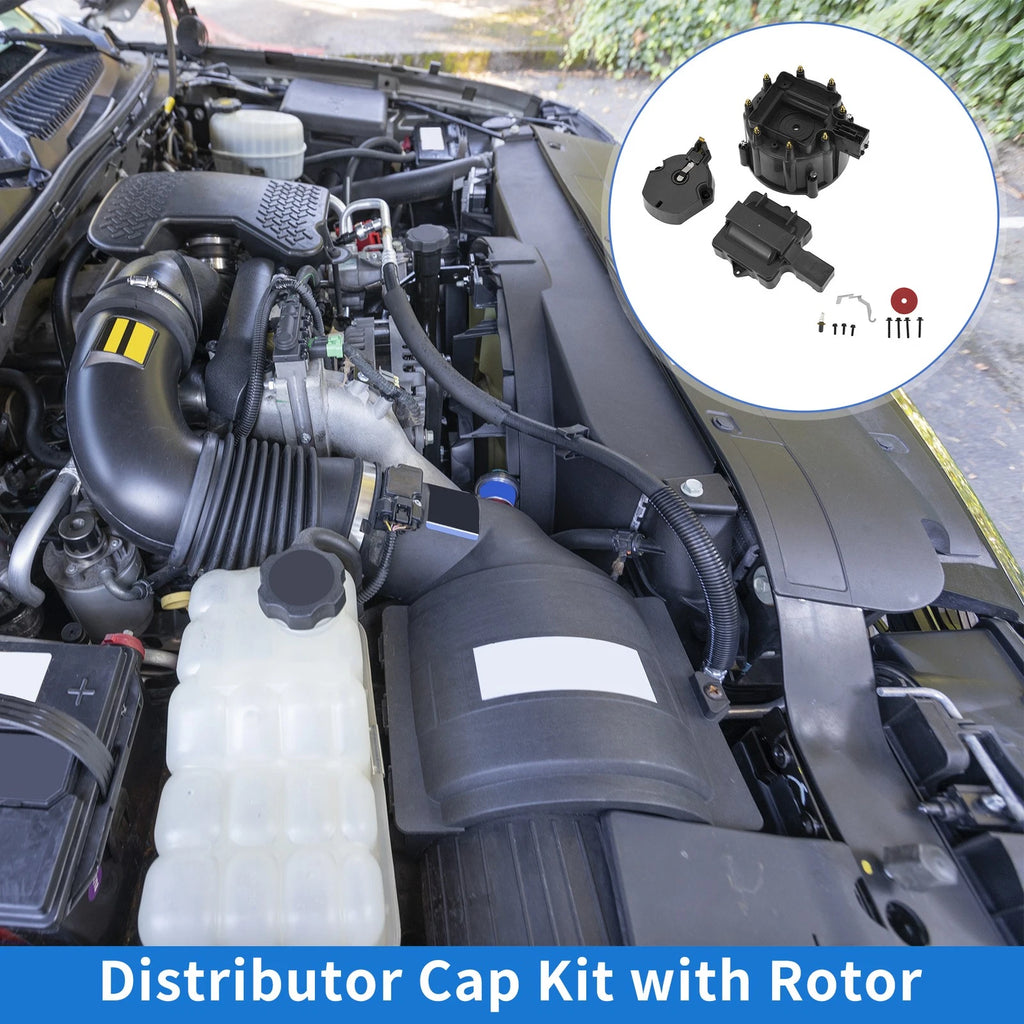 Distributor Cap Kit Replacement for Chevy GM Small Block V8 SBC BBC (1955–1990)